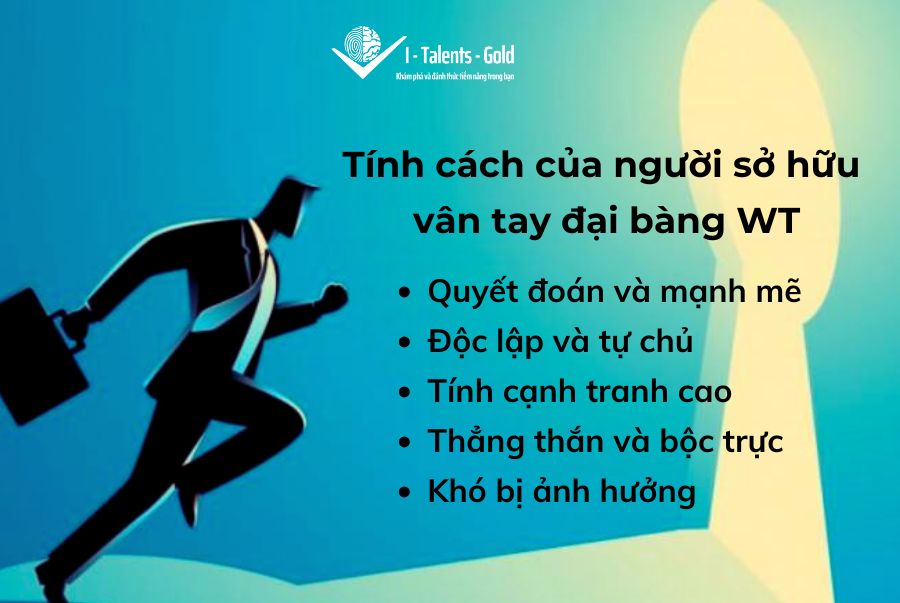tính cách người có chủng vân tay wt